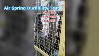 Come vengono condotte le prove di fatica sulle molle ad aria?