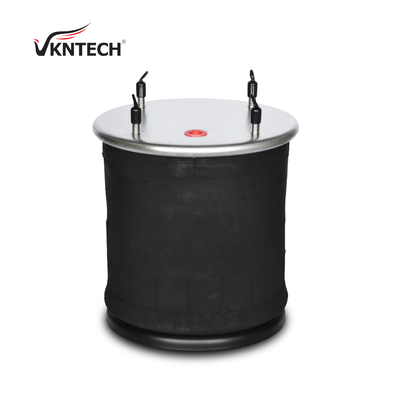 MOLLEGGIO PNEUMATICO PER RIMORCHIO  MOLLEGGIO PNEUMATICO Contitech 810MB 4st Firestone W01-M58-6345 W01-M58-8775 1T19F-7/L-7 Goodyear 1R14-059 1R14-716 CON PISTONE IN METALLO  Di Vkntech1K6345