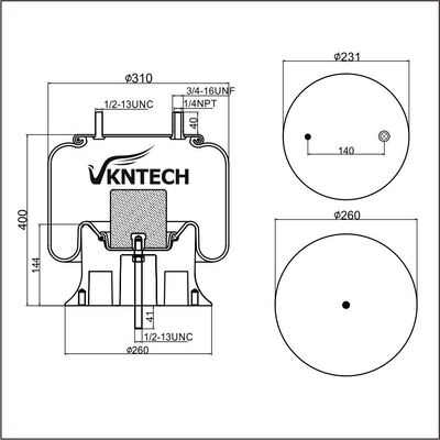 MOLLEGGIO PNEUMATICO Watson & Chalin AS-0061  Firestone W01-358-9243  Goodyear 1R12-480  SOSTITUIRE CON VKNTECH 1K9243